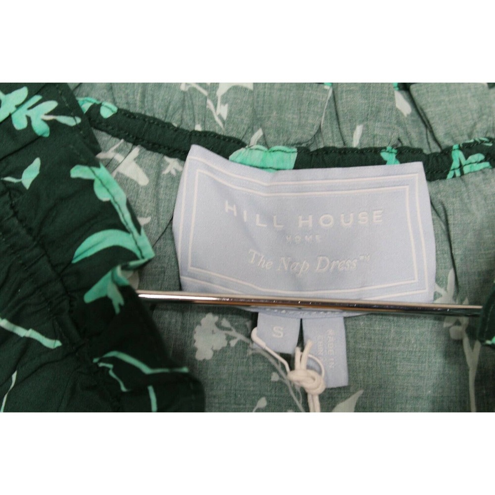 Hill house The Katherine Nap Dress green botanical Women's Dress Size S New - Picture 6 of 8